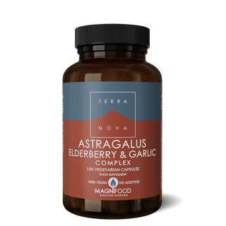 TERRANOVA Astragalus, Elderberry & Garlic Complex 100 capsules