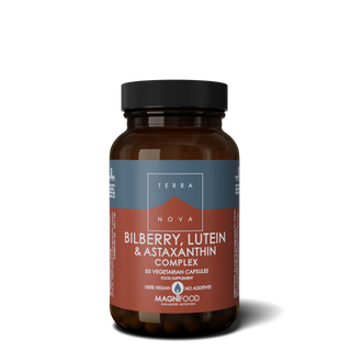TERRANOVA Bilberry, Lutein & Astaxanthin Complex 50 capsules