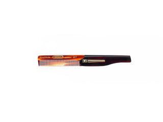 KENT Folding Pocket Comb with Clip-A 20T