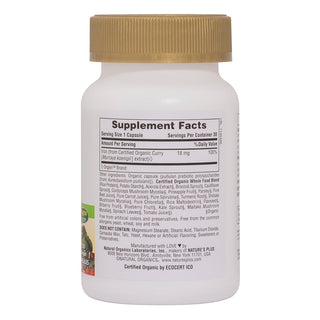 Organic Iron 18mg 30 capsules