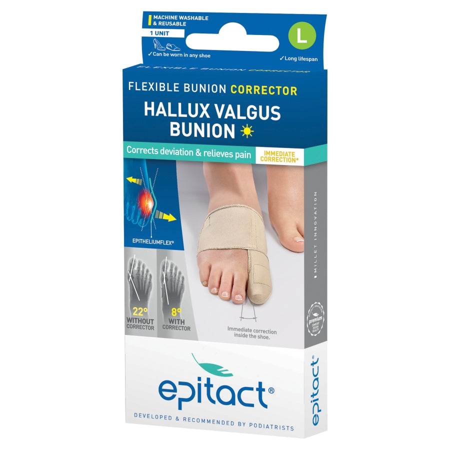 Epitact Hallux Valgus Bunion Flexible Bunion Corrector Large John