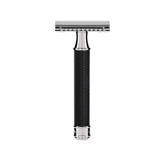 Traditional Black Chrome Safety Razor (Closed Comb)