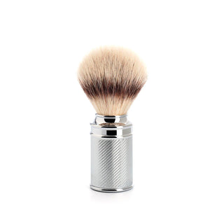 Traditional Chrome Shaving Brush (Vegan Fibre Bristles)
