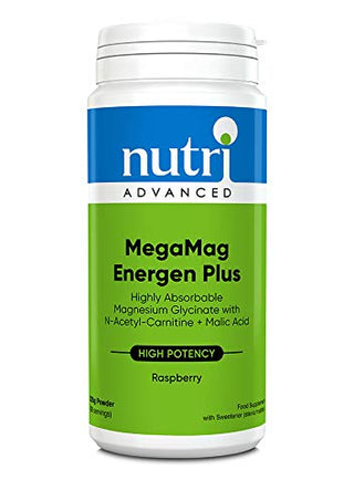 NUTRI ADVANCED MegaMag® Energen Plus (Raspberry) Magnesium Powder 225g