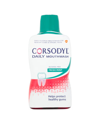 CORSODYL Gum Care Mouthwash Alcohol Free Daily Fresh Mint 500ml