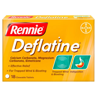 Rennie Deflatine (Simeticone) 18 tablets