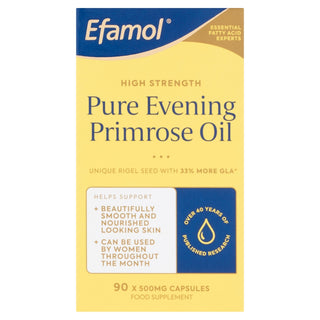 High Strength Pure Evening Primrose Oil 500mg Capsules 90 capsules