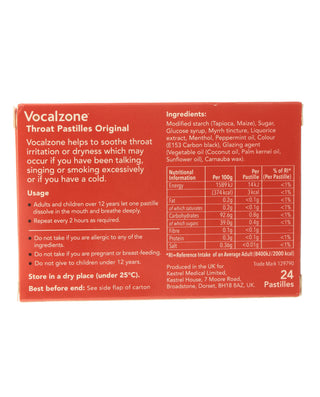 Throat Pastilles 24 lozenges