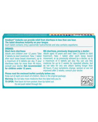 Instants Orodispersible Tablets 6 tablets