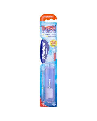WISDOM Travel Toothbrush Medium