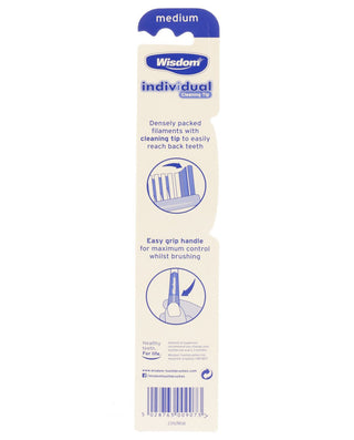Individual Cleaning Tip Medium Toothbrush