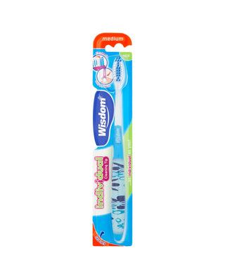 WISDOM Individual Cleaning Tip Medium Toothbrush