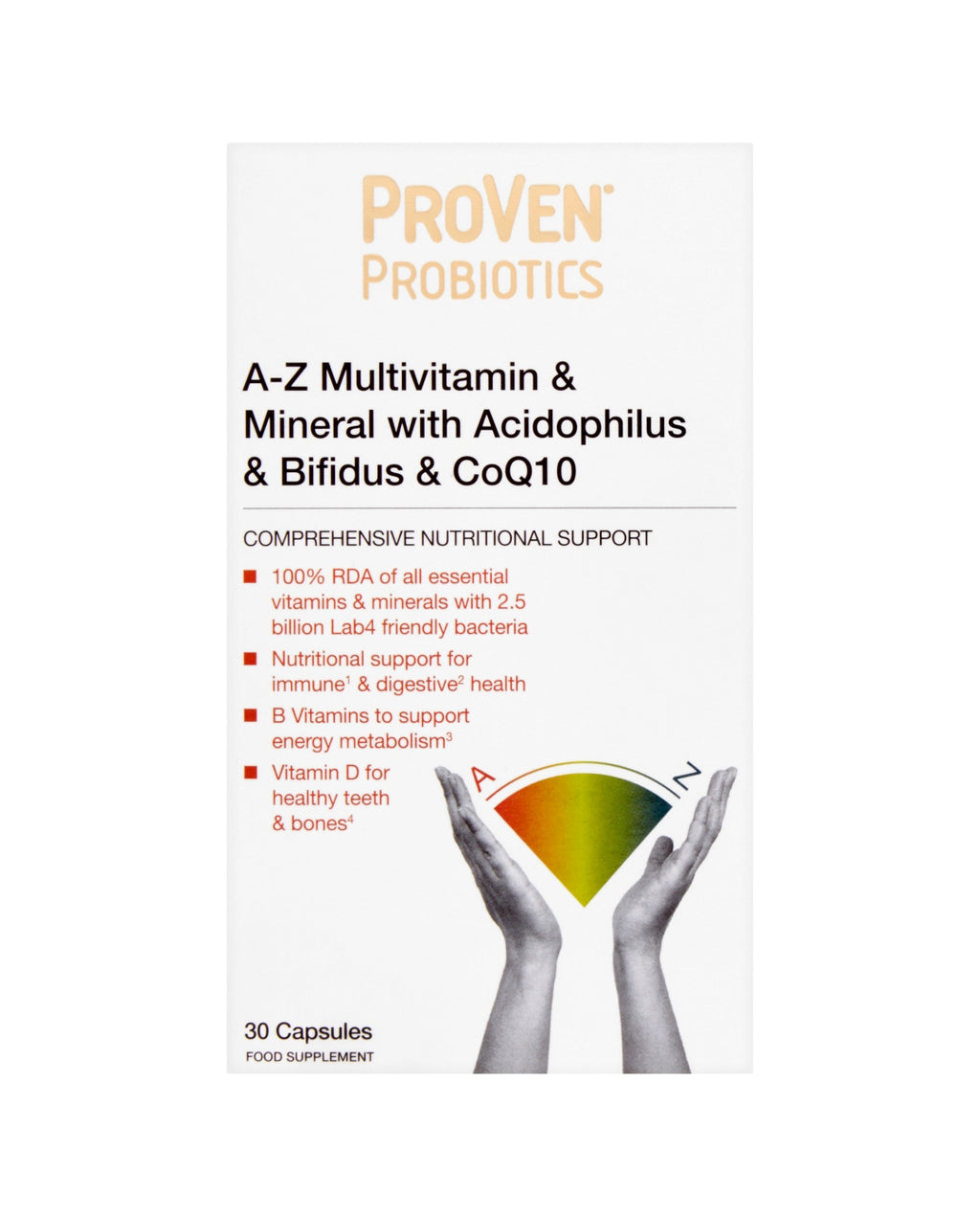 PROVEN Probiotics AZ Multivitamin & Mineral with Acidophilus & Bifidus