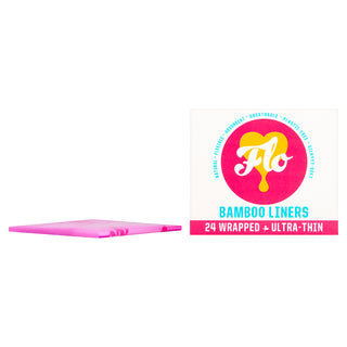 Organic Bamboo Liner Pack - Wrapped Daily Pantyliners 24 pads