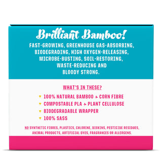 Organic Bamboo Liner Pack - Wrapped Daily Pantyliners 24 pads