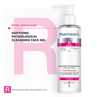 Puri-Rosalgin Soothing Face Gel Wash for Rosacea 190ml