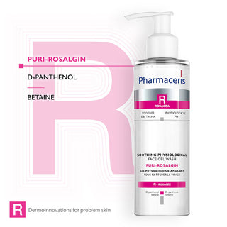 Puri-Rosalgin Soothing Face Gel Wash for Rosacea 190ml