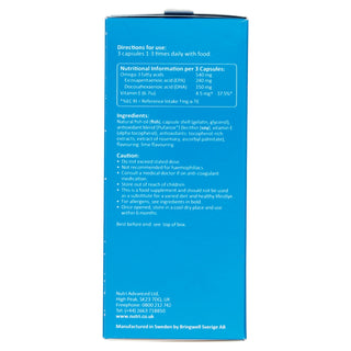 Pure Omega-3 Fish Oil 250 capsules