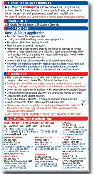 NasaDrops - Saline On The Go 15ml