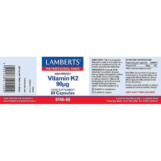 Vitamin K2 90µg 60 capsules