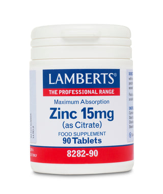 LAMBERTS Zinc 15mg (As Citrate) 90 capsules