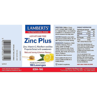 Zinc Plus Lozenges 100 lozenges