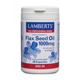 LAMBERTS Flax Seed Oil 1000Mg 90 capsules