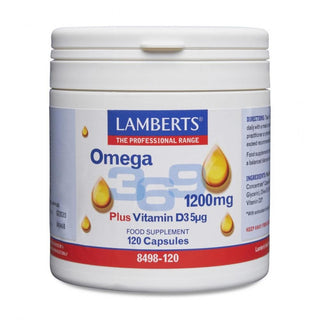 LAMBERTS Omega 3, 6 And 9 120 capsules