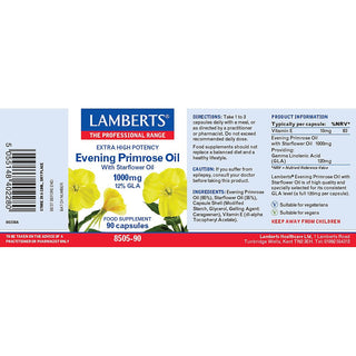 Extra High Potency Evening Primrose Oil 90 capsules