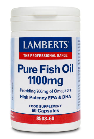 LAMBERTS Pure Fish Oil 1100Mg 60 capsules
