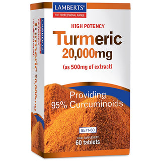 LAMBERTS Turmeric 20,000mg 60 tablets