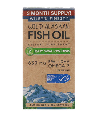 WILEY'S FINEST Easy Swallow Minis 60 capsules