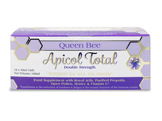 QUEEN BEE Apicol Total Double Strength 14 vials
