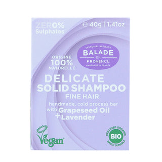 Solid Shampoo For Fine Hair - Lavender 40g