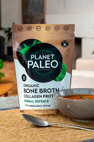 Organic Bone Broth Collagen Protein - Herbal Defence 225g