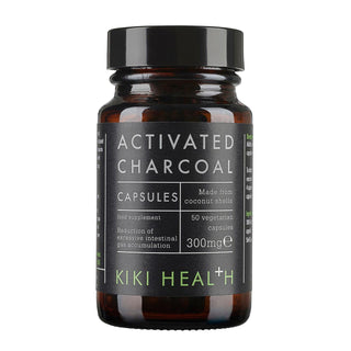 KIKI HEALTH Activated Charcoal Vegicaps 50 capsules