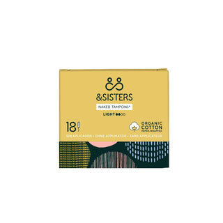 &SISTERS Naked Tampons Light Absorbency 18 units