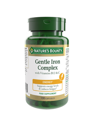 Gentle Iron Complex with Vitamins B12 and C 100 capsules