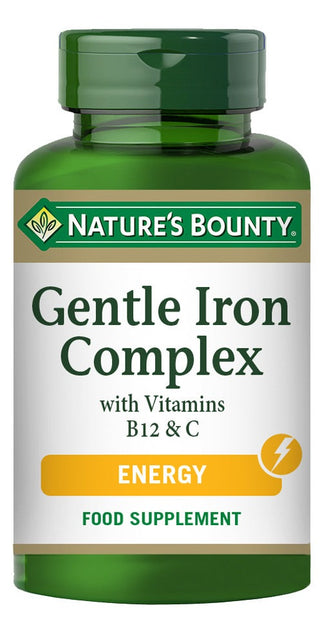 NATURE'S BOUNTY Gentle Iron Complex with Vitamins B12 and C 100 capsules