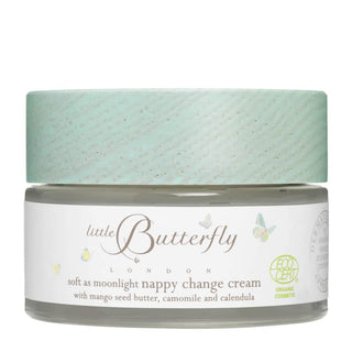 LITTLE BUTTERFLY LONDON Soft as Moonlight Nappy Change Cream 50ml