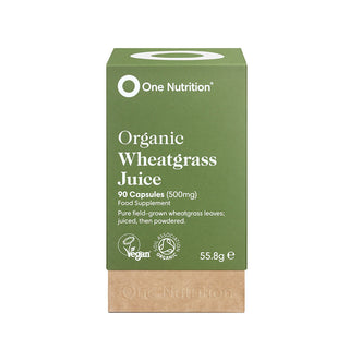 ONE NUTRITION Wheatgrass Capsules (500mg) 90 capsules