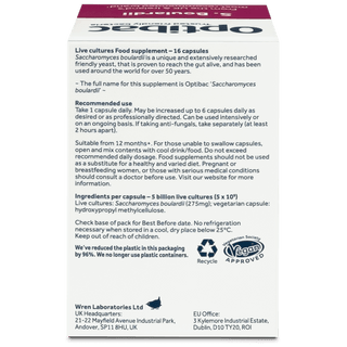 Saccharomyces boulardii 16 capsules