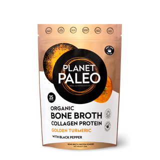 Organic Bone Broth Collagen Protein - Golden Turmeric 225g