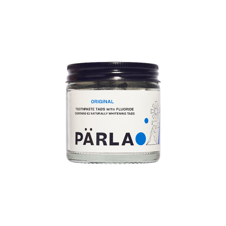 PÄRLA Original Naturally Whitening Toothpaste 62 tablets John Bell