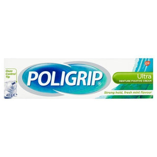 POLIGRIP Ultra Denture Fixative Cream 40g
