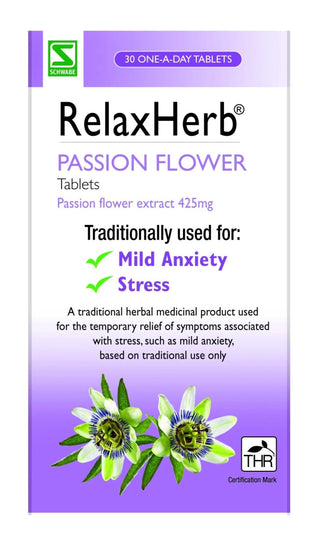 RELAXHERB RelaxHerb Passion Flower 30 tablets
