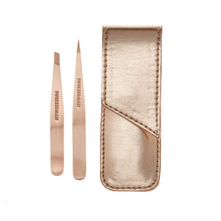 TWEEZERMAN Rose Gold Petite Tweeze Set 1 unit