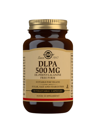 SOLGAR DLPA 500mg (DL-Phenylalanine) 50 capsules