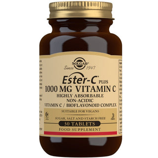 SOLGAR Ester-C Plus 1000mg Vitamin C 30 tablets