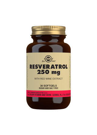 SOLGAR Resveratrol 250mg 30 capsules